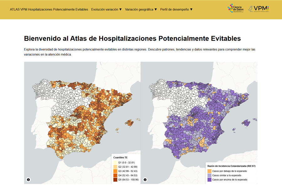 Ciencia de datos para la mejora del sistema sanitario y Atlas VPM