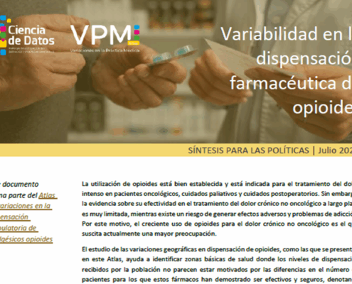 ‘Dispensación ambulatoria de analgésicos opioides’